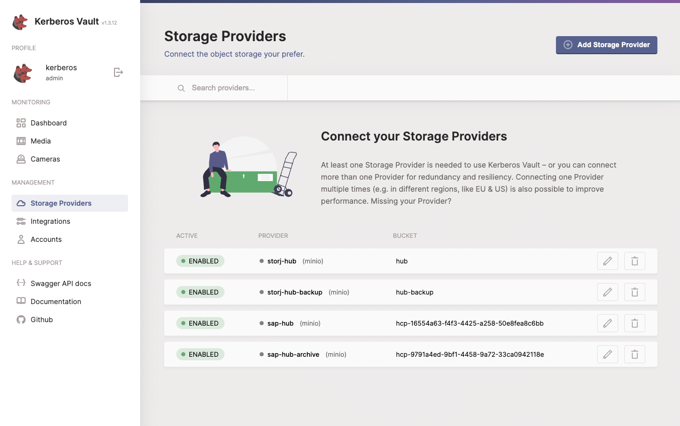 Storage provider