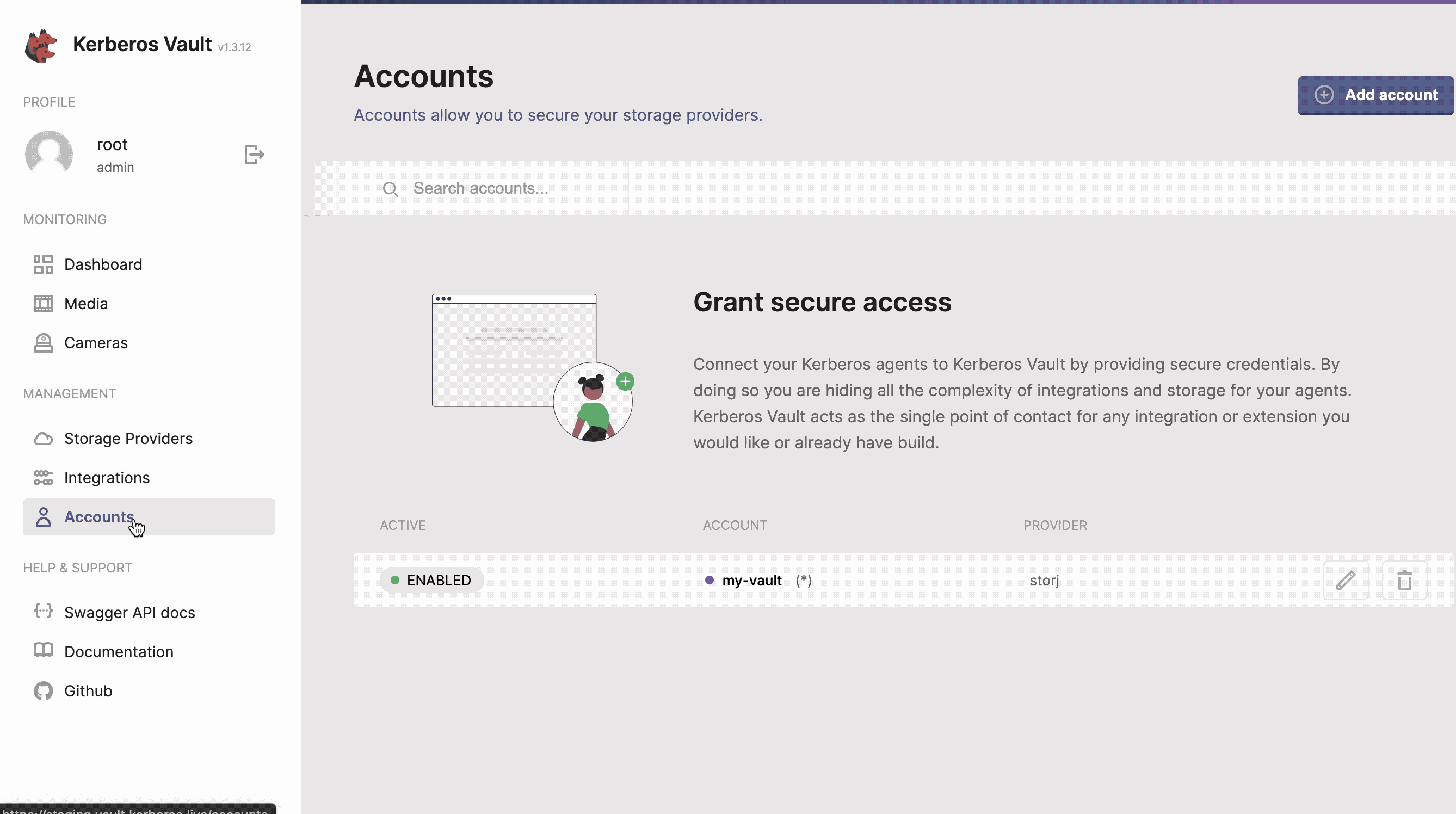 Enable the integration for your account.